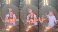 Byron was seen embracing Cabot at a recent Coldplay concert (Image via X/@PopBase)